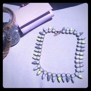 Gorgeous stone drops necklace